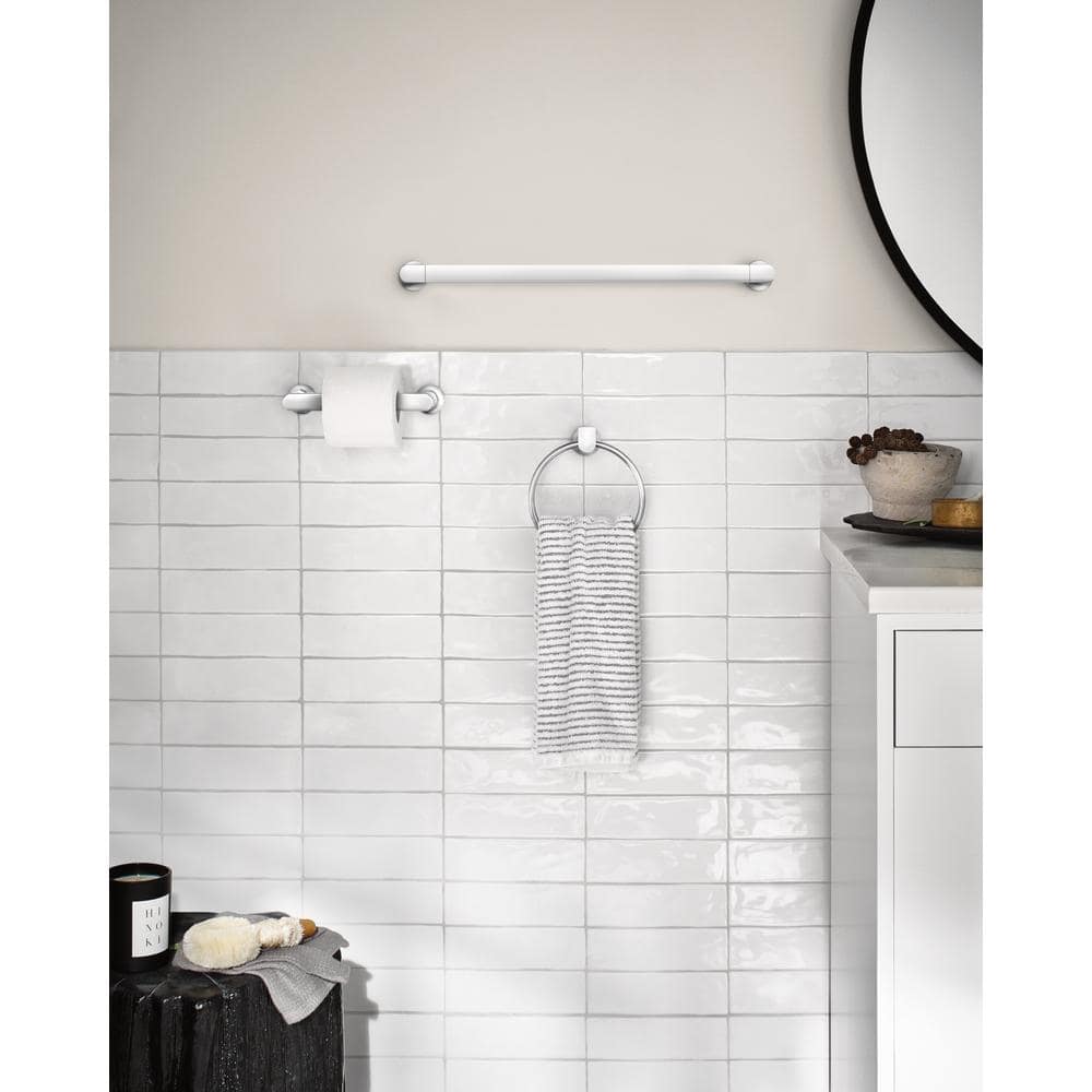 Genta Chrome Metal Bath Accessory Set