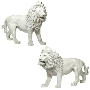 Regal Lion Sentinels of Grisham Manor Right and Left Statue Set (2-Piece)