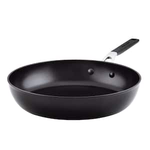 Hard Anodized Nonstick 12 .5 in. Hard Anodized Aluminum Frying Pan in Onyx