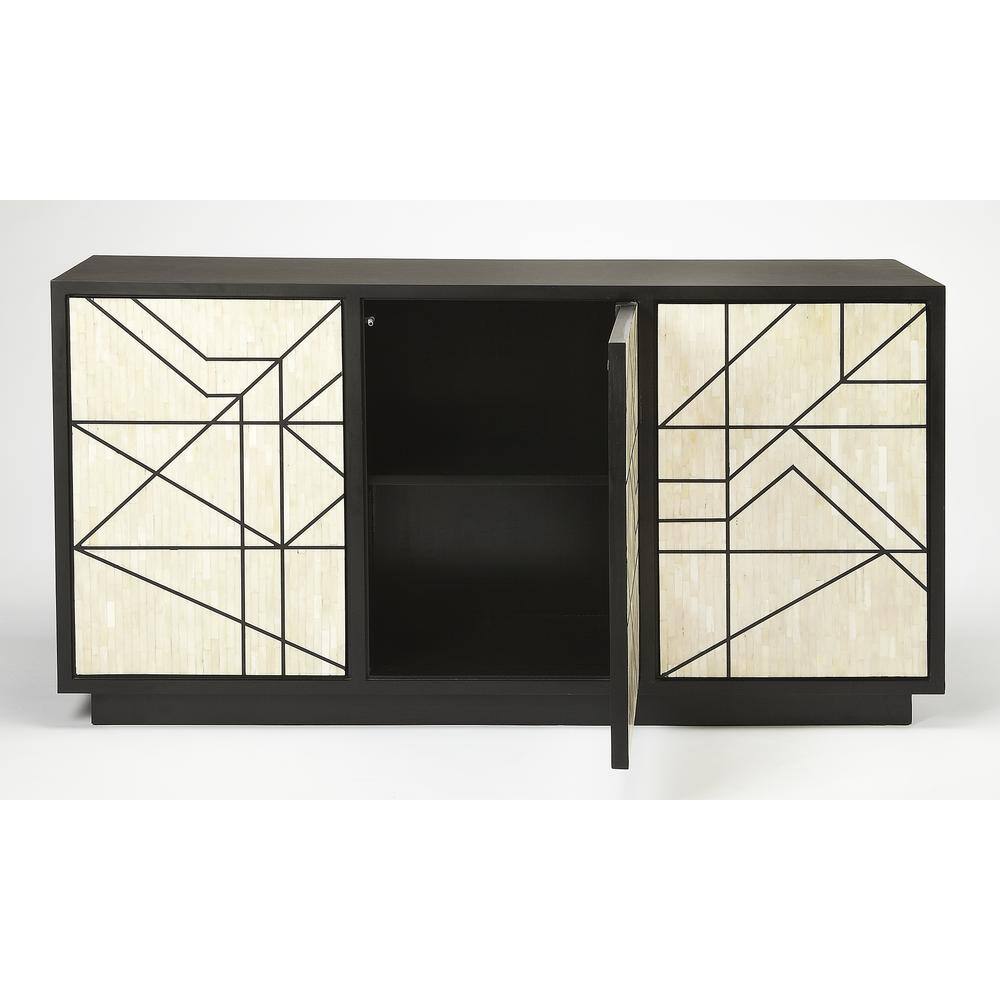 Greta 59" Bone Inlay and MDF Modern Sideboard