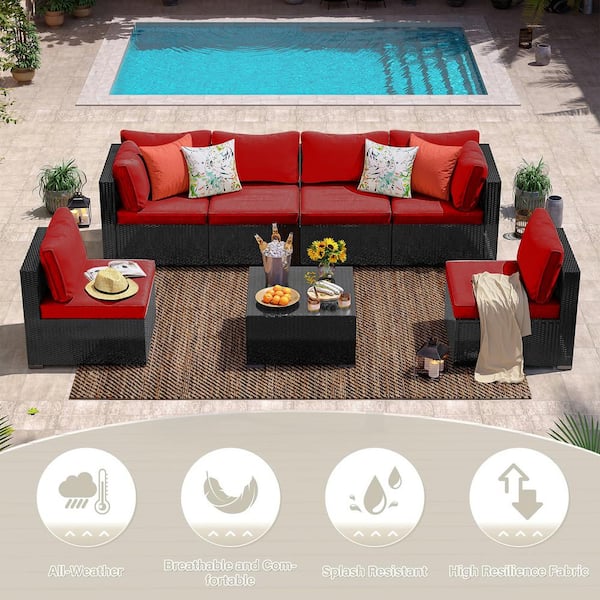 Outdoor Cushions For Patio Furniture Oslimea 6p Patio Cushion - Main Image