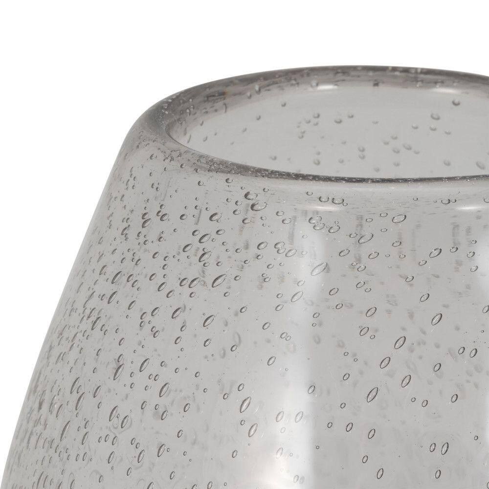 Elegant 22" Clear Glass Bubble Floor Vase
