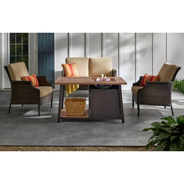 Hampton bay deals modern fire table