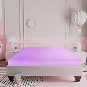 Doze Pink 6 in. Firm Gel Memory Foam Bed in a Box Mattress with Aloe Vera Cover,Twin