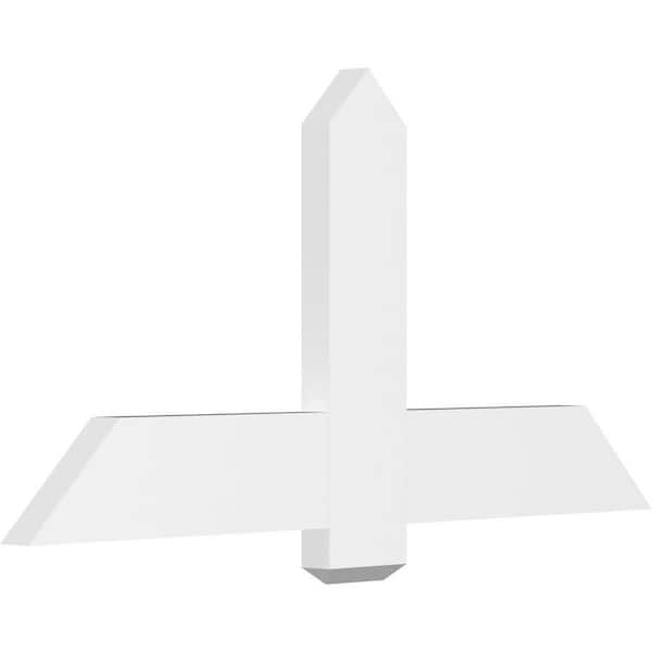 Ekena Millwork Eugene 48 in. W x 24 in. H x 2 in. D Signature Polyurethane Bracket