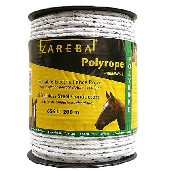 Zareba 200 M Polyrope PR656W6-Z - The Home Depot