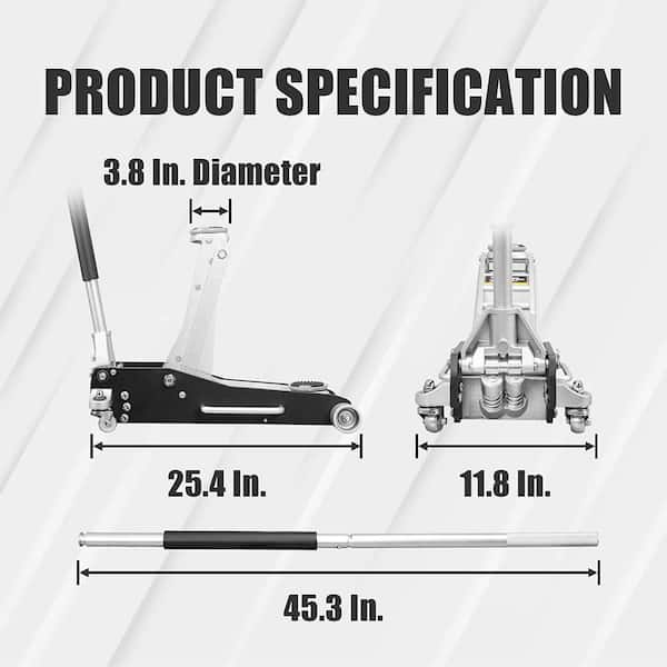 3 Ton Low-Profile Aluminum Floor Jack