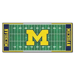 University of Michigan 3 ft. x 6 ft. Football Field Runner Rug