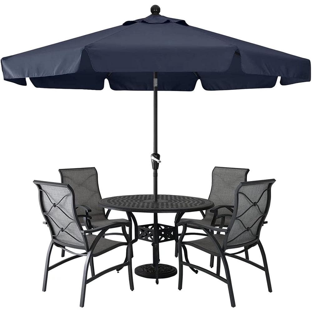 ABCCANOPY 7.5 ft. Aluminum Market Tilt Outdoor Patio Umbrella, Navy