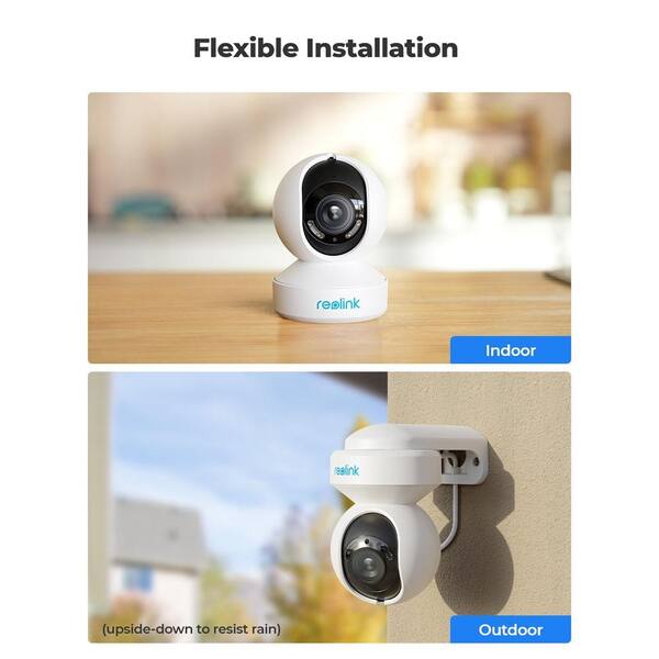 REOLINK 8MP Outdoor PTZ Network Wired Camera with Night Vision and  Spotlights TP4KEXT - The Home Depot | Überwachungskameras
