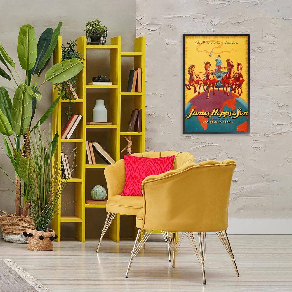 Antique Drink Bottle Advertisement by Marcus Jules Black Framed Typography Giclee Art Print 30 in. x 20 in. price history on PriceWatchPro
