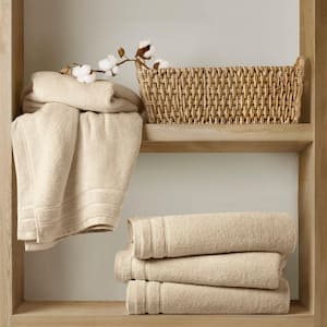 400GSM Essential Bundle 4-Piece Beige Cotton Bath Towel Set