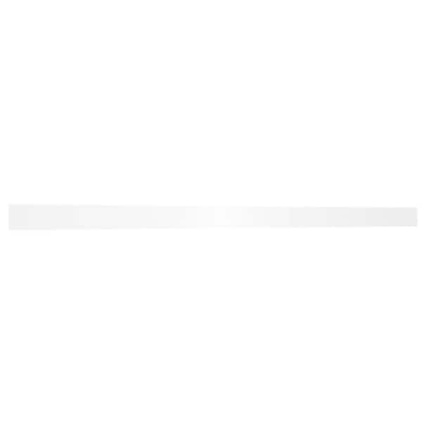 LIFEART CABINETRY Lancaster 96-in. W x 0.25-in. D x 4.5-in. H in White Toe Kick