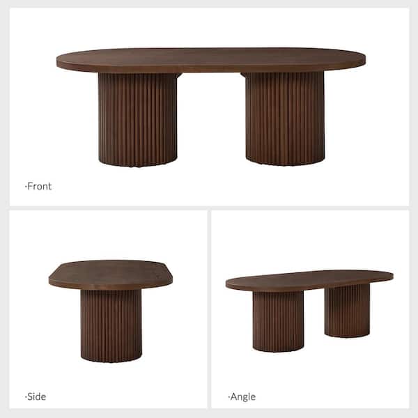 センターテーブル・ローテーブル G-Plan Oval Coffee Table G-PLAN GLASS TOP COFFEE TABLE (OVAL) – transista