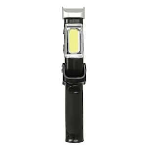 500-Lumen Ultra Bright COB Adjustable Brightness Handheld Rechargeable With Magnetic Base Swivel LED Work Light (3-Pack)