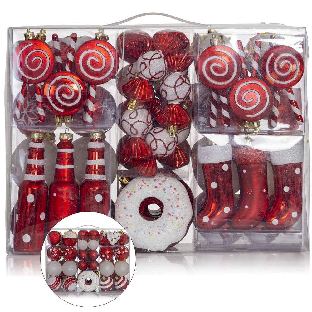 【candy♩さま】 mini ornament ❀ キャンドル  2本 set Set of 2 Nutcrackers Red & White – MelizaInteriorsInc