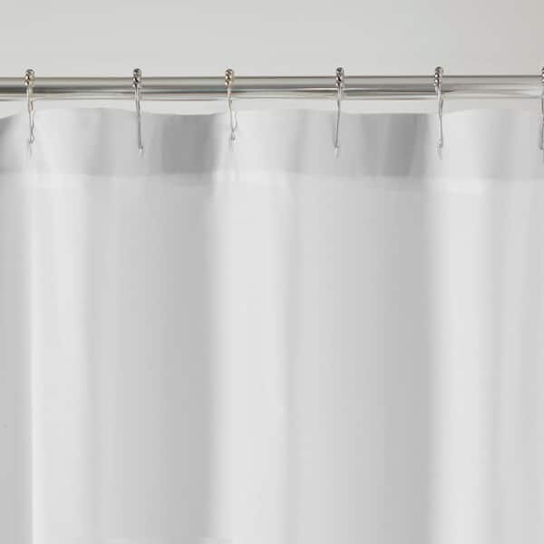 White Ruffled Shower Curtain Ruf, Navy Blue And White Ruffle Shower Curtain