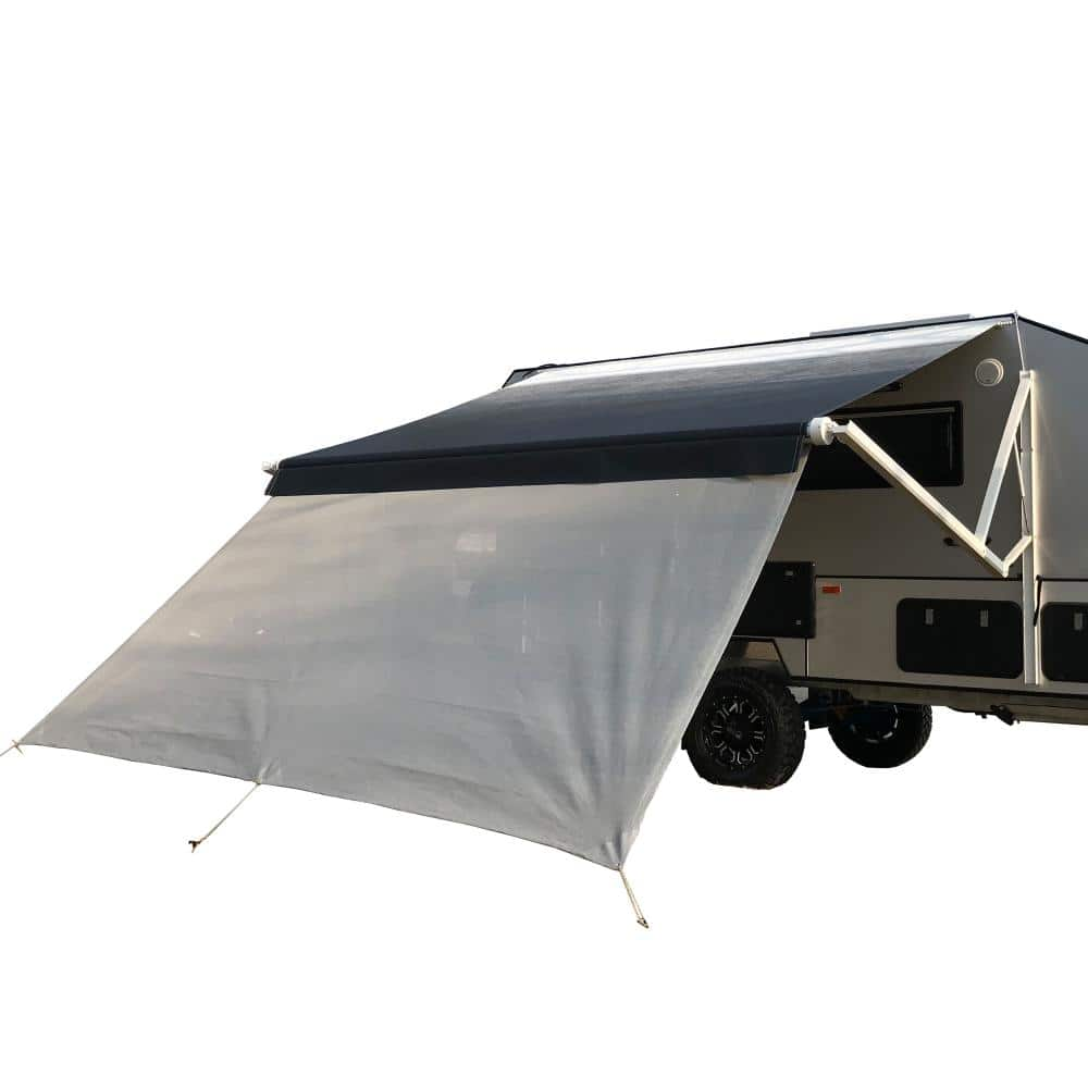 Aleko 180 In X 72 In Rv Awning Sun Screen Rvssc15x6 Hd The Home Depot