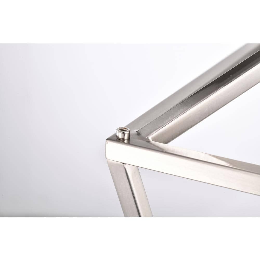 Modern Farmhouse 4-Light Brushed Nickel Lantern Pendant