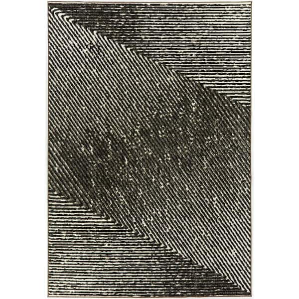 BALTA Sartre Brown 8 ft. x 10 ft. Abstract Area Rug