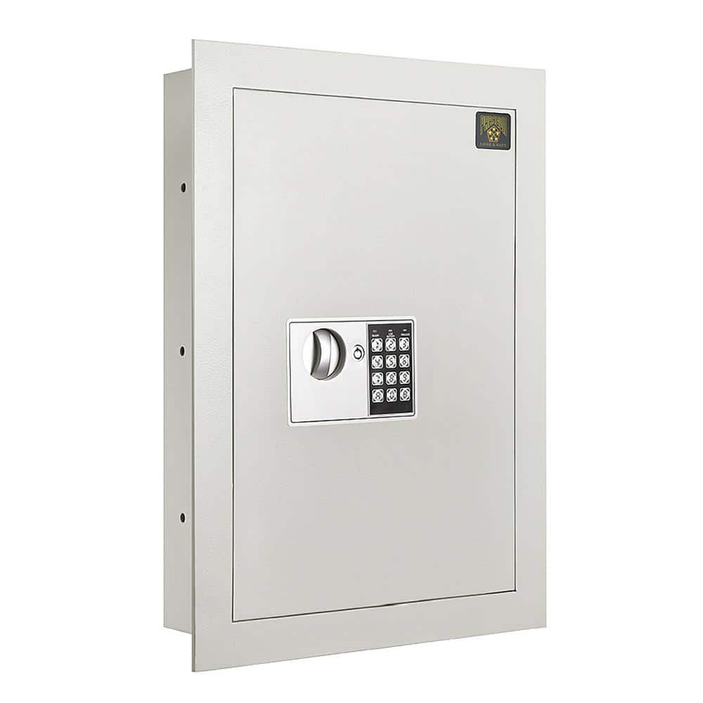 UPC 613103031811 product image for Paragon Flat Electronic Wall Hidden Safe 0.83 CF for Large Jewelry Security, Whi | upcitemdb.com