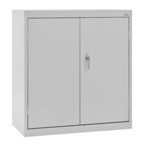 Classic Series Preassembled Counter Height Freestanding Storage Cabinet In Dove Gray (36 in. W x 36 in H x 24 in. D)