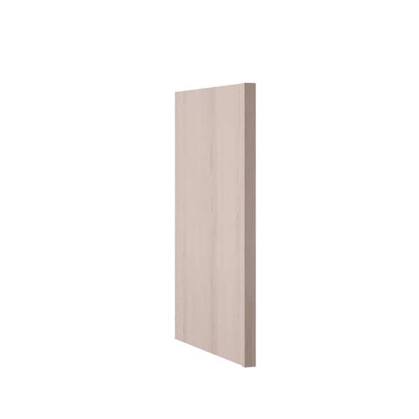 Hampton Bay 24 in. W x 34.5 in. H Dishwasher End Panel in Unfinished Beech