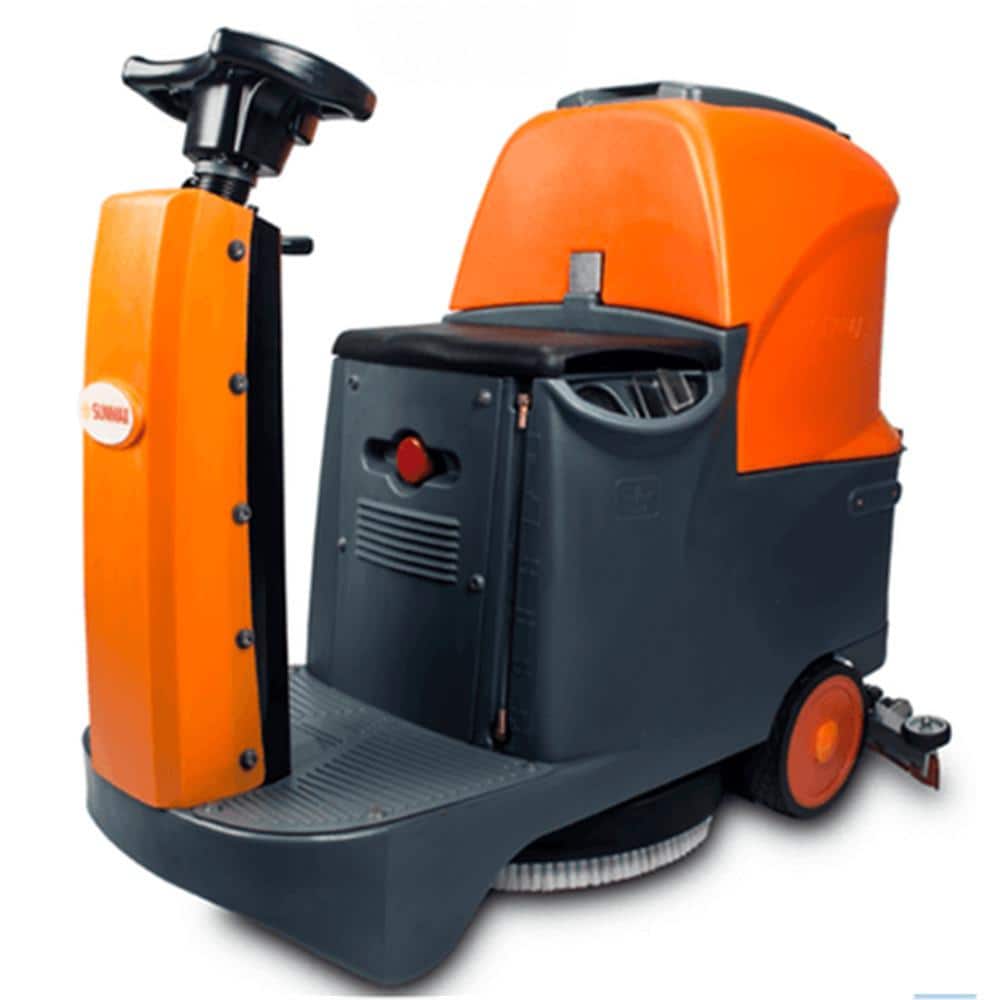 Commercial Cordless Cleaner with Ride-on Floor Scrubber