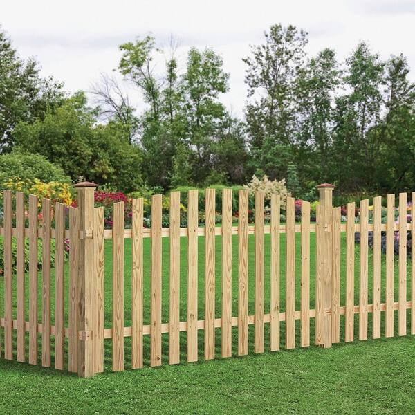 6 In X 6 In X 8 Ft Wood Full Round Fence Post 4277 The Home Depot