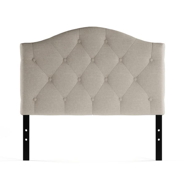 Baxton Studio Myra Beige Queen Headboard