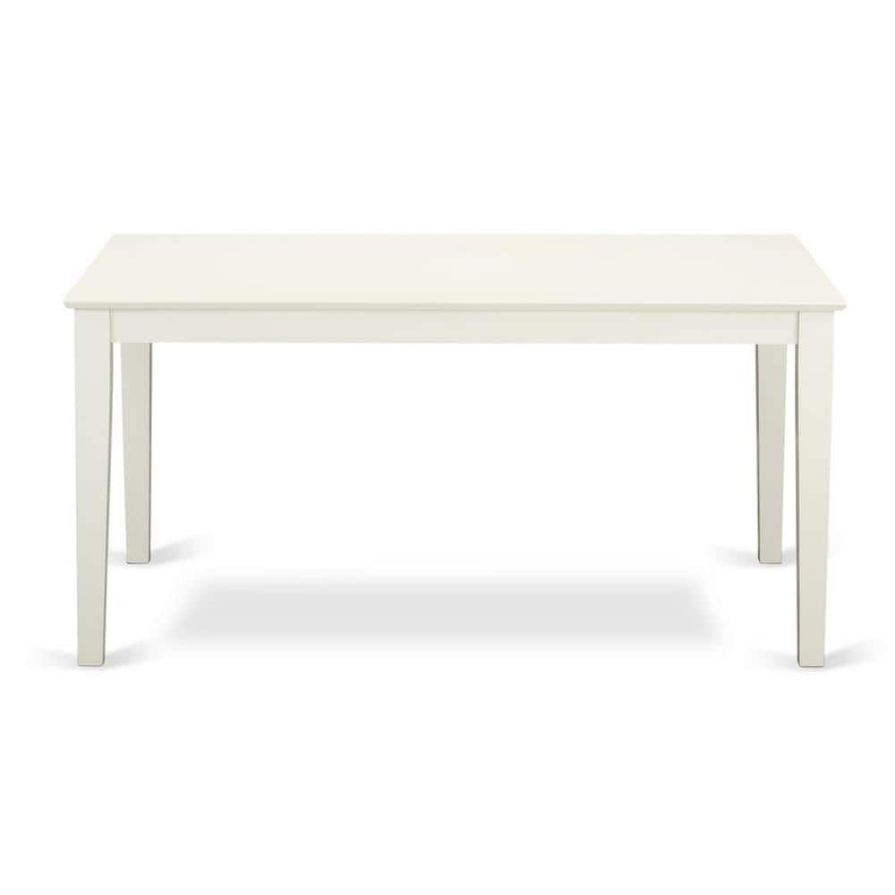 Linen White 5-Piece Wood Dining Set with High Back Chairs