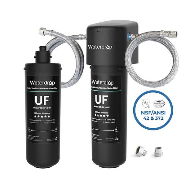 10UA-UF Ultra Filtration Under Sink Water Filter for Baçtёria Reduction,Direct Connect to Kitchen Faucet,Extra RF10-UF