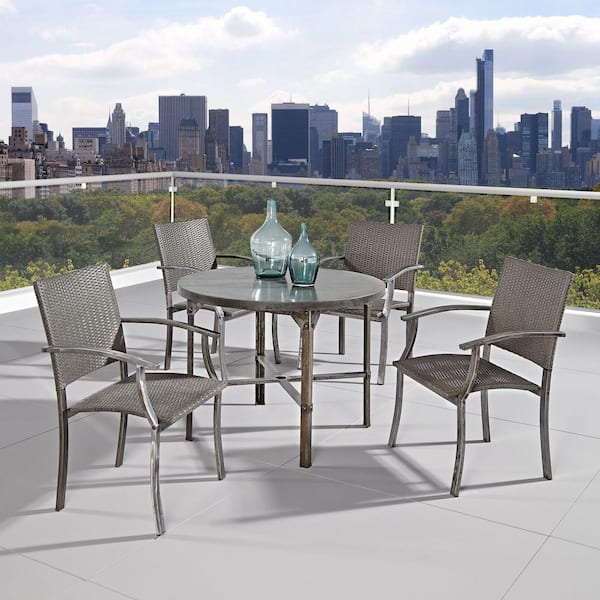 Home Styles Urban Outdoor 5-Piece Patio Dining Set