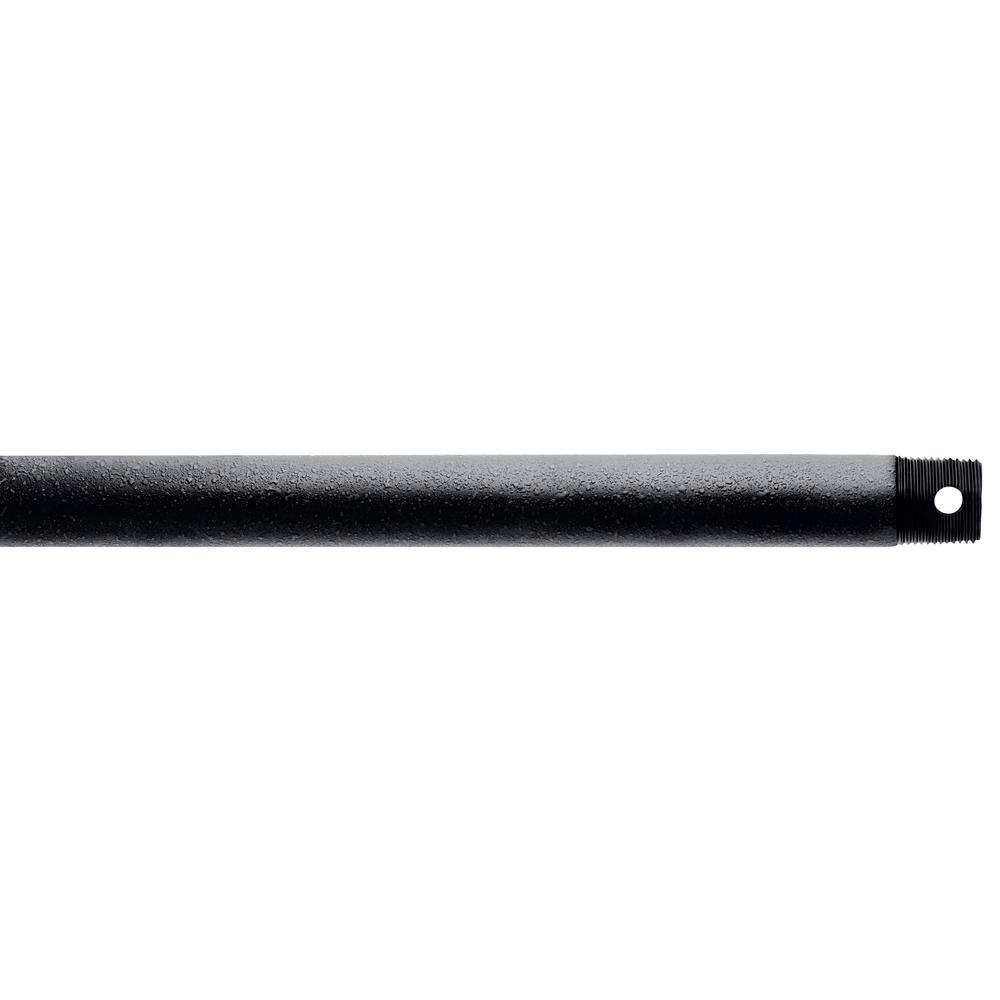 18 in. Distressed Black Dual Threaded Ceiling Fan Extension Downrod price history on PriceWatchPro