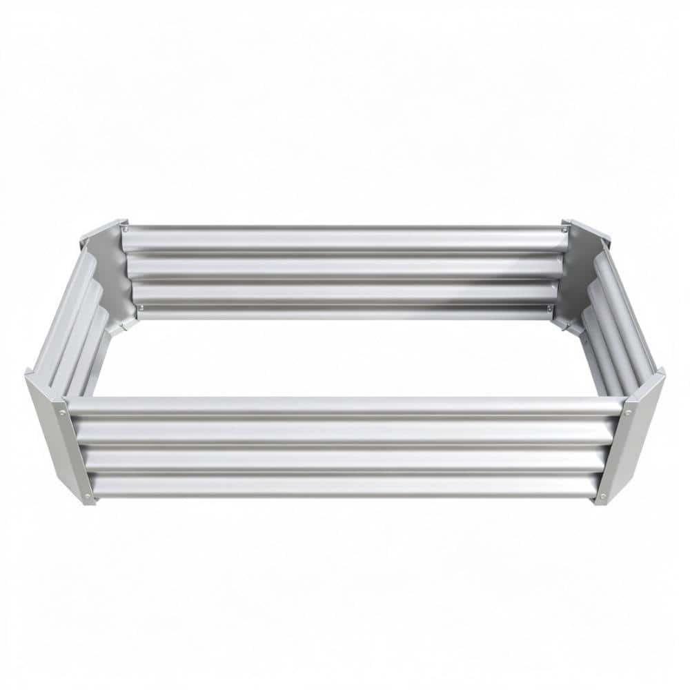 2-Pack 4×2×1 Ft Metal Raised Garden Beds, Rectangle Planter Beds for Vegetables, Herbs, Flowers price history on PriceWatchPro