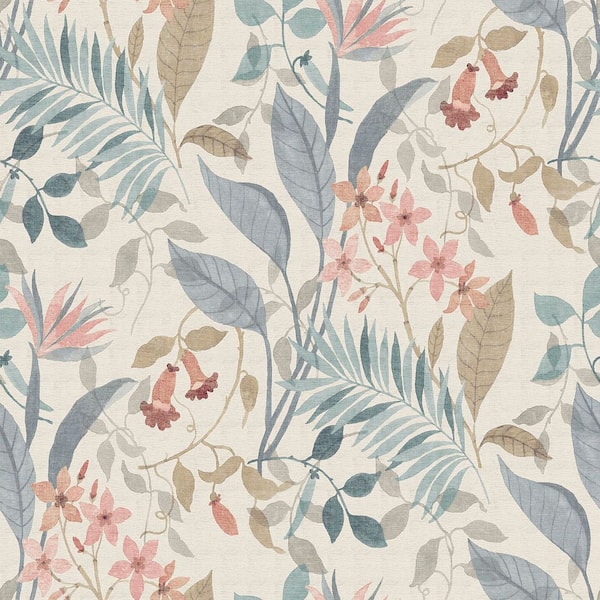 NuWallpaper Jesinda Pink Peel and Stick Wallpaper Sample