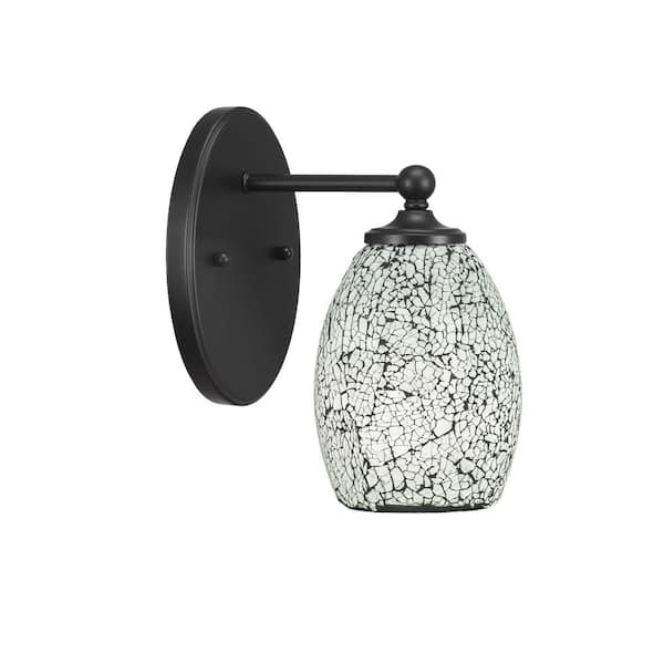 Unbranded Royale 1-Light Matte Black Wall Sconce