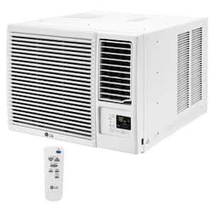 23,000 BTU 230V Window Air Conditioner Cools 1400 Sq. Ft. with Heater and Remotein White