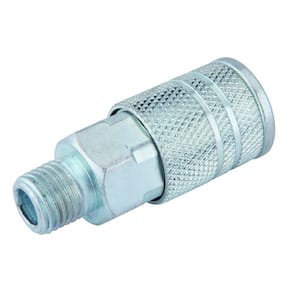 Zinc 4 Ball 1/4 in. x 1/4 in. Female to Male Industrial Coupler