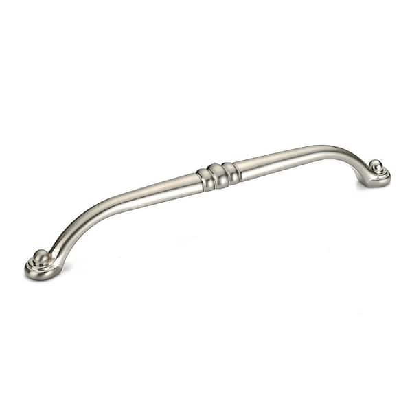 Richelieu Hardware Beloeil Collection 7 9/16 in. (192 mm) Brushed Nickel Traditional Cabinet Bar Pull