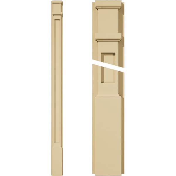 Ekena Millwork 2 in. D x 4 in. W x 60 in. L Primed Polyurethane Pilaster 1- Pack