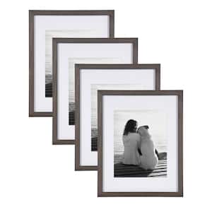 Gallery 11x14 matted to 8x10 Gray Picture Frame Set of 4