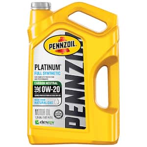Pennzoil Platinum SAE 0W-20 Full Synthetic Motor Oil 5 Qt.
