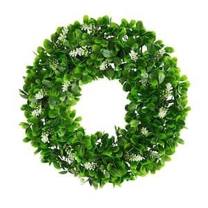 13 in. Jasmine Artificial Wreath