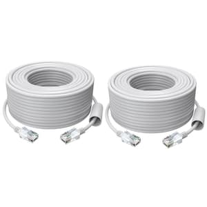 150 ft. High Speed Cat5e Ethernet Cable Network RJ45Wire Cord for POE Security Cameras, Router, Computer(2pack of 150ft)