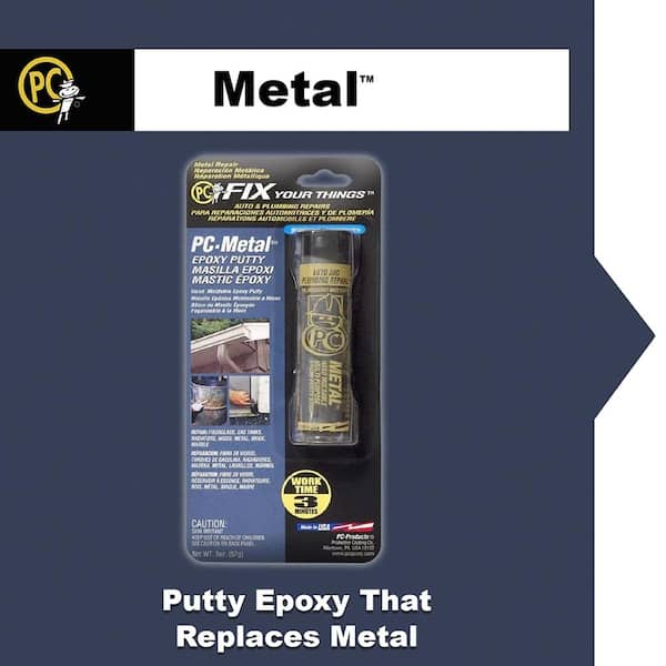 PC Products PC-Metal 2 oz. Putty Epoxy (3-Pack) 25536 - The