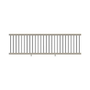 Bella Premier Series 10 ft. x 36 in. Clay Vinyl Level Rail Kit with Aluminum Balusters