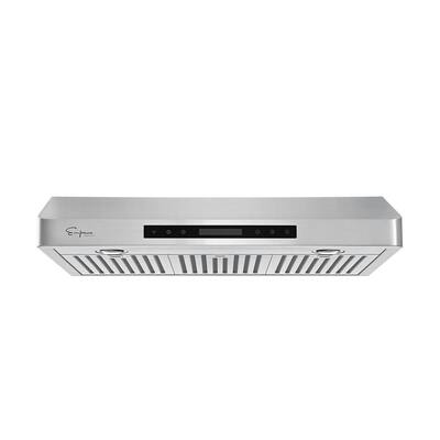 30 in. Ducted Under Cabinet Range Hood in Stainless Steel with Permanent Filters - Delay Shut-Off