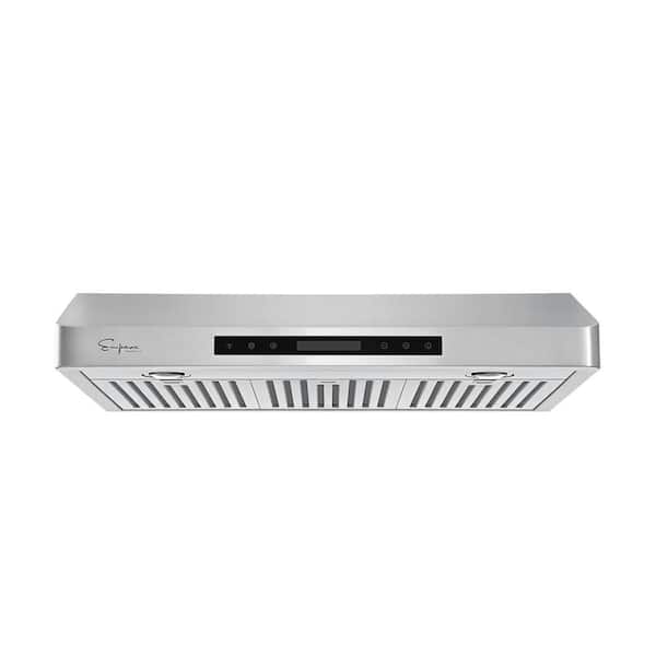 Empava 36 in. 500 CFM Ducted Under Cabinet Range Hood in Stainless ...
