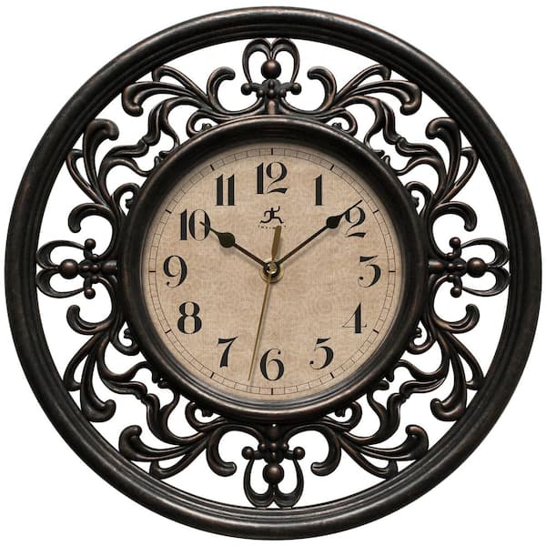 Infinity Instruments Brown Sofia Wall Clock